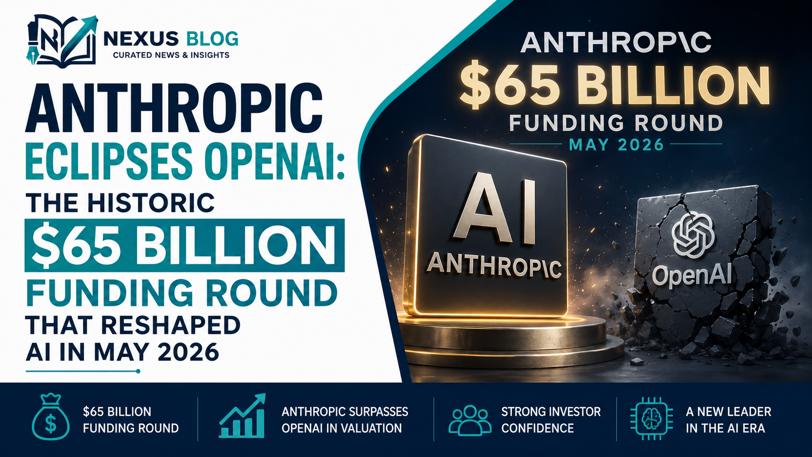 Anthropic funding May 2026, Anthropic valuation, OpenAI vs Anthropic, artificial intelligence news, Claude Opus 4.8, AI funding round, tech startup news, generative AI market, Altimeter Capital, Google Amazon AI investment, enterprise AI 2026