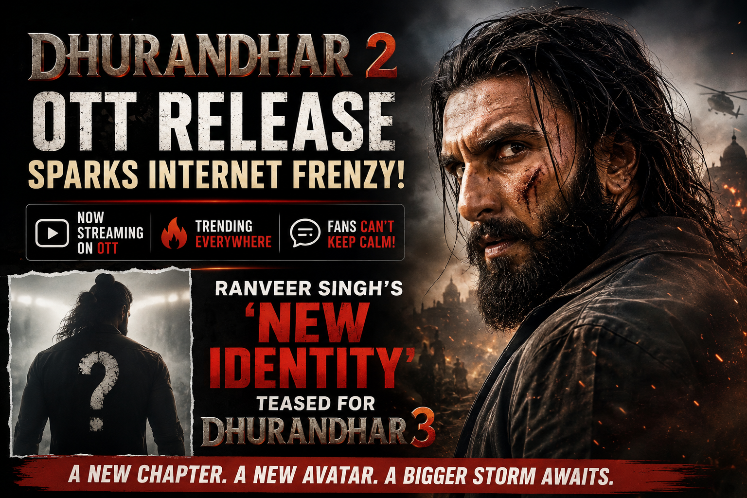 Dhurandhar 2 OTT release, Ranveer Singh Dhurandhar 3 easter eggs, Aditya Dhar spy universe, Shaurya Bharadwaj Dhurandhar, Dhurandhar The Revenge Netflix, Bollywood breaking news 2026, raw and uncut version streaming