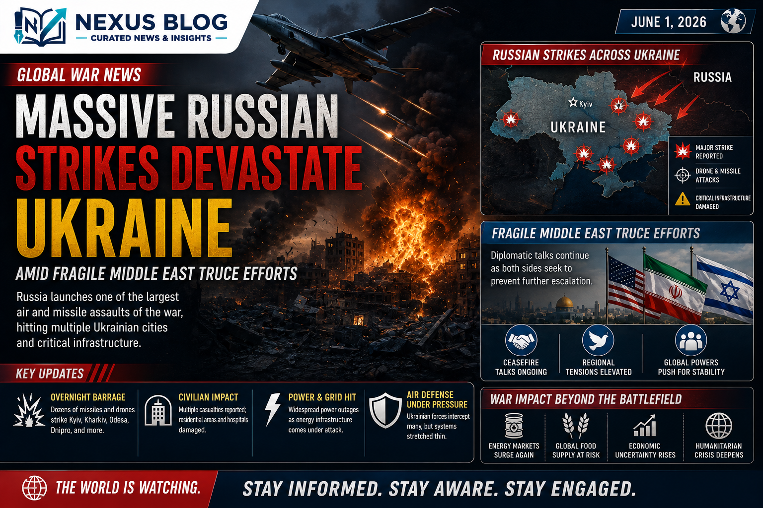 global war news June 2 2026, Russia Ukraine war update, Kyiv missile strikes, Israel Hezbollah ceasefire, US Iran tensions, Donald Trump Middle East, Sudan Darfur drone attack, global conflict updates, Volodymyr Zelenskyy Patriot missiles, international security news