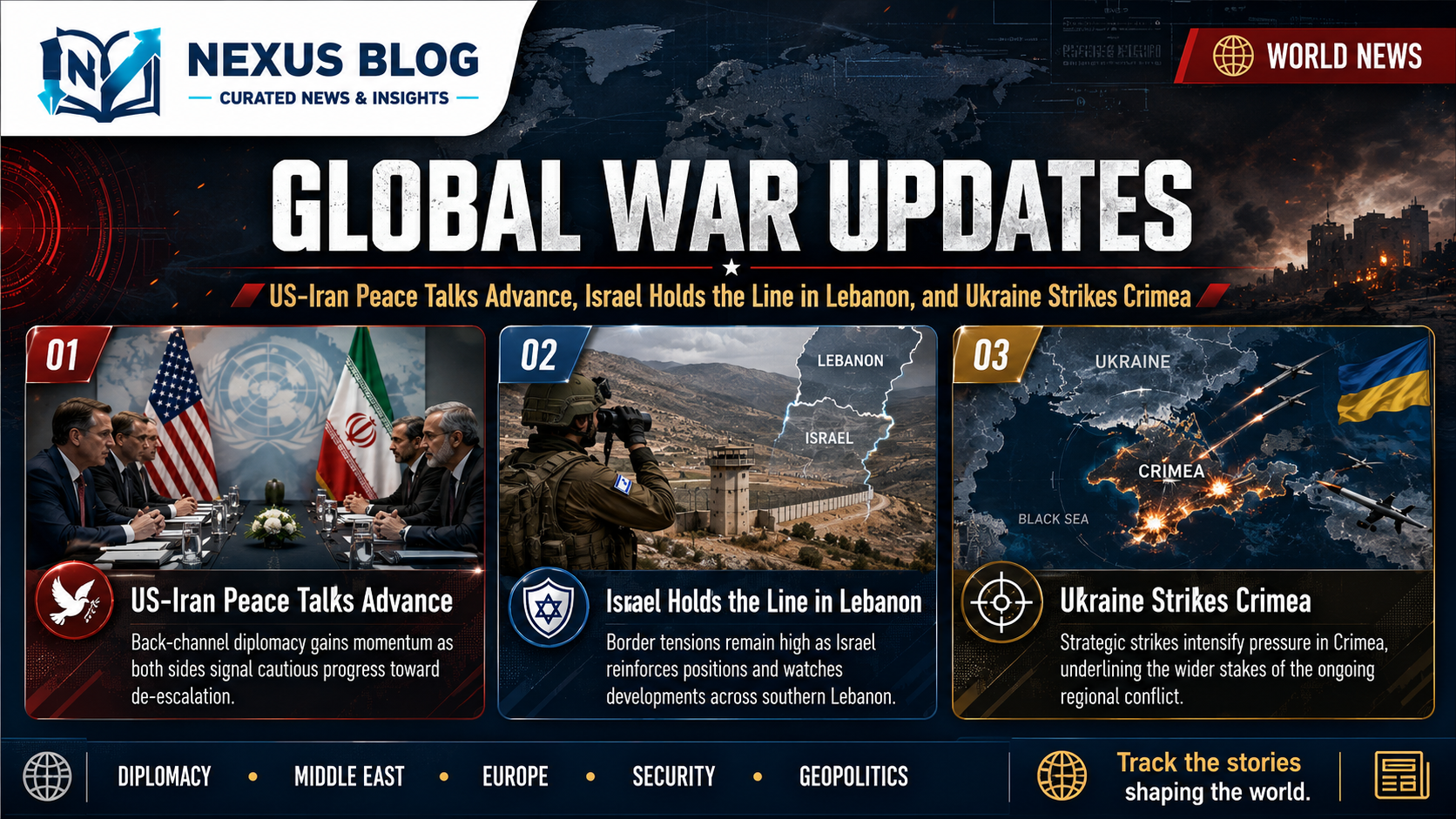 global war news June 25 2026, US Iran peace deal, Marco Rubio Gulf tour, Strait of Hormuz, Israel Hezbollah Lebanon withdrawal, Ukraine Crimea drone strike, Russia Belarus tensions, geopolitical conflict updates