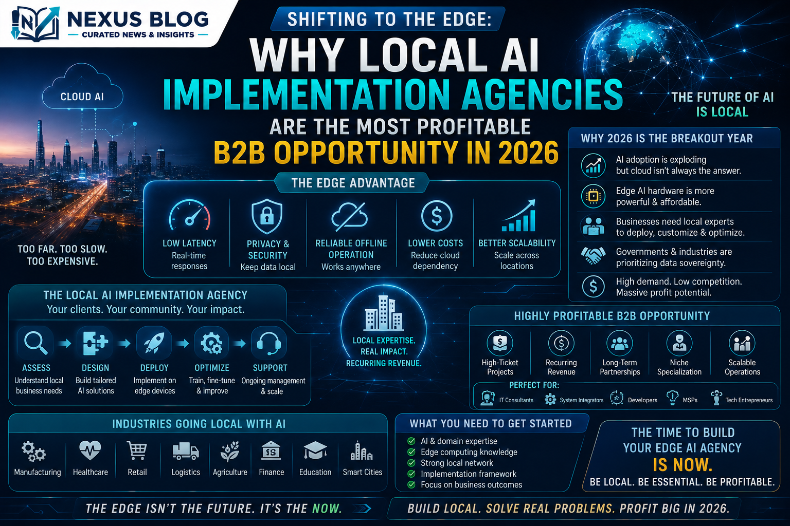 Local AI Implementation Agencies, hybrid cloud to edge AI, reduce AI cloud costs, enterprise edge computing, small language models deployment, local LLM integration, hardware AI edge 2026, corporate data privacy AI