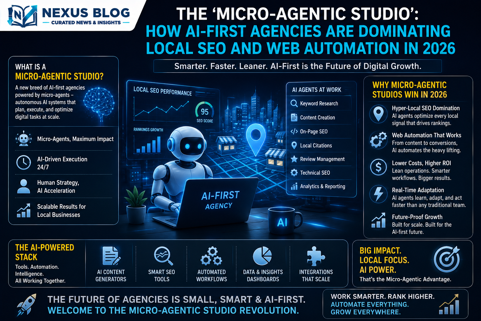 AI business model 2026, AI marketing agency, automated SEO content, PHP Google Maps review generation, Tailwind CSS landing pages, Bento Grid layout design, AI social media scripts, local SEO Delhi market, AI digital marketing, Gemini API integration