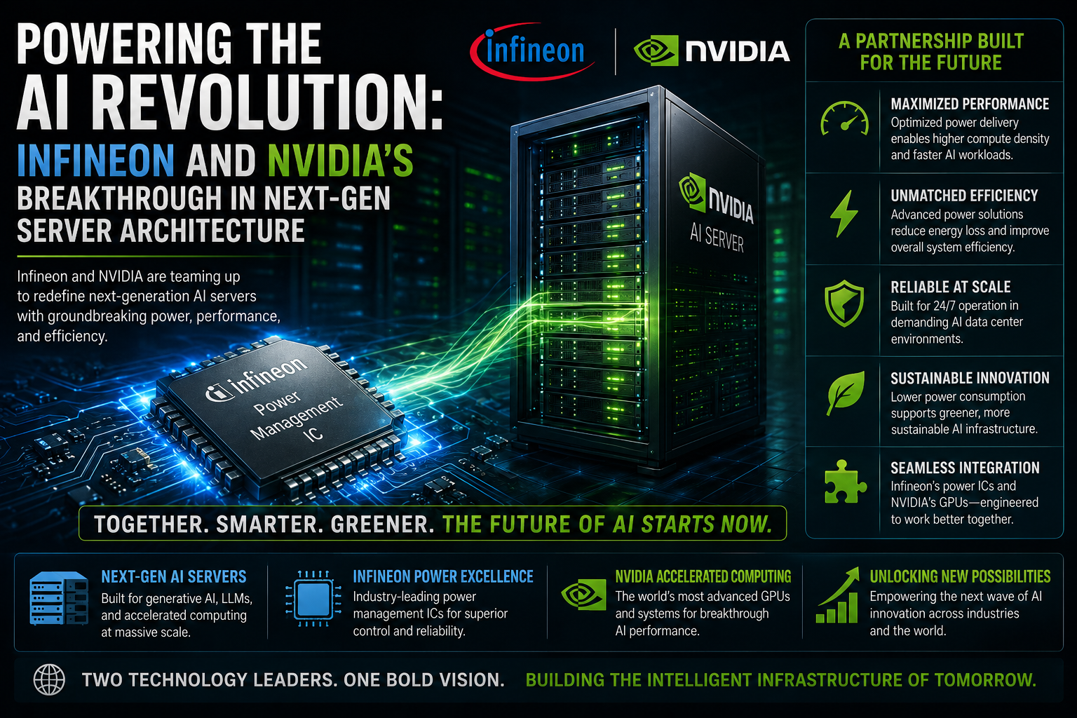technology innovation 2026, tech news May 2026, NVIDIA MGX AI Factory, Infineon technologies, AI data centers, 800 VDC power architecture, green computing, AI infrastructure, GaN technology, next-generation servers
