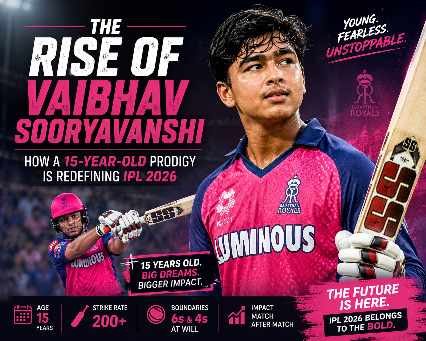 Vaibhav Sooryavanshi, IPL 2026, Rajasthan Royals, cricket news, IPL records, fastest century IPL, Chris Gayle record, Indian Premier League, T20 cricket, Vaibhav Sooryavanshi batting, GT vs RR Qualifier 2
