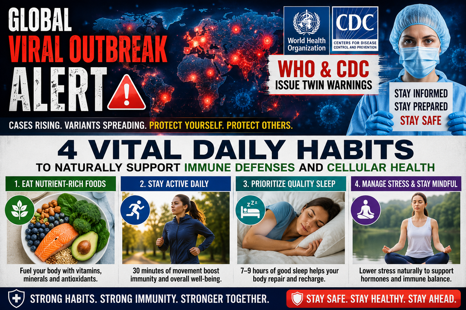WHO viral outbreak update 2026, Bundibugyo Ebola virus strain DRC, Andes hantavirus cruise ship warning, strengthen immune system naturally, cellular resilience health tips, avoiding cross contamination hygiene, wellness tips May 21